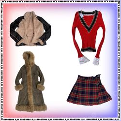 Let it snow! Collection Coats, sweaters, skirts, d..