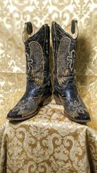 SA#280 – Authentic Vintage Cowboy Boots – Ariat, J..