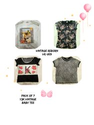 Y2KベビーTシャツ - 究極のスローバックコレクション (VR-0113)