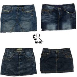 Gonne Mini in Denim da IT Girl Y2K (RW-643)