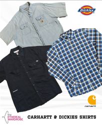 Carhartt and Dickies Button up Shirts Bu..
