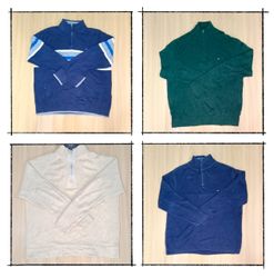 JA 0304 Tommy Hilfiger 1/4 Zipper Sweaters
