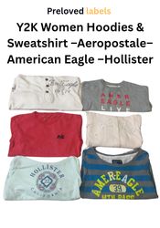 Y2K女性フーディーとスウェットシャツ – Aeropostale、American Eagle、H..