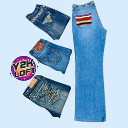 Y2K Paris Hilton Era Flared Jeans