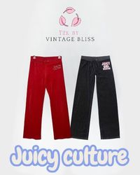 Y2K Vintage Juicy Couture Velour Trouser