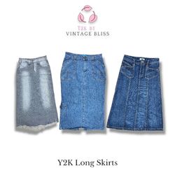 Saia de Jeans Vintage Y2K
