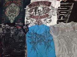 CR4825 ヴィンテージスカル Tシャツ
