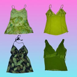 Y2k Forests vibes cami tops (TT 157)