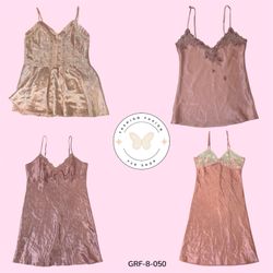 Barbiecore Pink Y2K Unterkleid – Retro Satin Chic ..