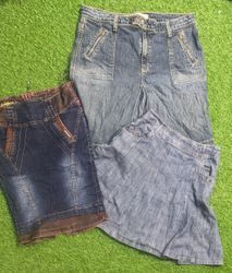 Jupe en denim mi-long Y2k