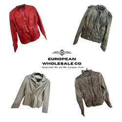 Y2K London Girl Leather Biker Jacket Mix(EWC02)