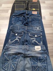 #113 Men Baggy Hiphop Jeans -11