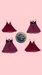 Y2K Romance Red Cami Tops