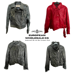 Y2K IT GIRL Leather Jacket Mix(EWC09)