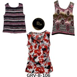 Y2k printed short sleeve blouse (GRV-8-106)