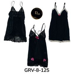 Y2k black sleep dress (GRV-8-125)