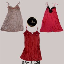 Y2k red sleep dresses (GRV-8-126)