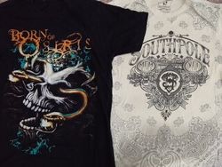 CR4830 VINTAGE SKULL T-SHIRT