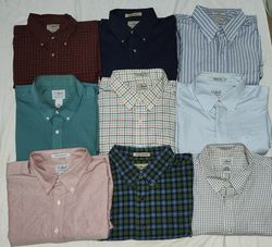 #02 L.L.Bean camicie in cotone da uomo