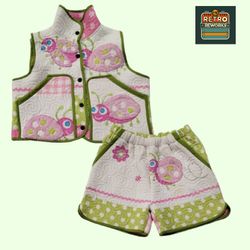 Vestito e Pantaloni Corti Patchwork Upcycled SS25