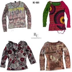Y2K Soft Girl Full Sleeve Tops (RE-1801)