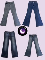 Y2K Britney Era Flared Denim Jeans (M-511)