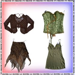 Fée de la Forêt Fantastique - hauts, robes, jupes ..