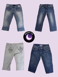 Y2K Branded Capris (M-512)