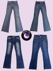 Y2K Low-rise embellished Denim Jeans (M-514)