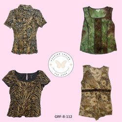 Blusa in poliestere con stampa Y2K Boom - Top retr..