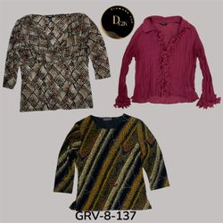 Y2k long sleeve blouse (GRV-8-137)