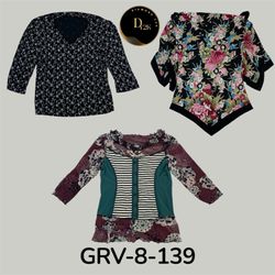 Y2k long Sleeve blouse (GRV-8-139)