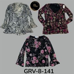 Y2k long sleeve blouse (GRV-8-141)