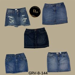 Denim midi skirt (GRV-8-144)