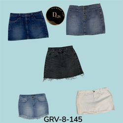 Denim midi skirt (GRV-8-145)