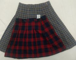 IQ0425 Y2k Pattern mini Flowy skir