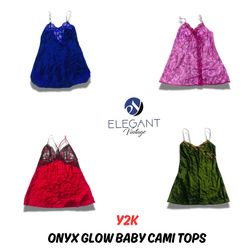 Top de tirantes Y2K Onyx Glow Baby - EV0808