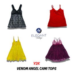 Y2K Venom Angel Cami Tops - EV0814