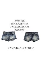 Miss Me Rock Revival True Religion Short..