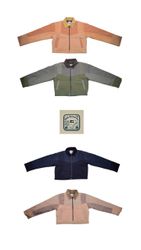 Upcycled Cropped Canvas Jacket