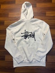 Stussy rework style embroidery hoodie