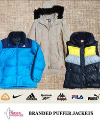Branded Puffer Jackets including Nike ACG, Nike, A..