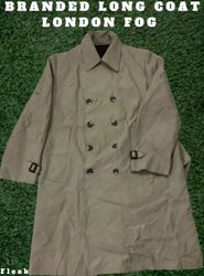 Branded London fog trench coat