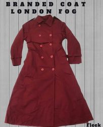 Branded London fog trench coat