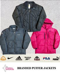 Branded Puffer Jackets including Nike ACG, Nike, A..
