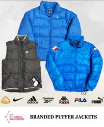 Branded Puffer Jackets including Nike ACG, Nike, A..
