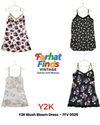 Y2K Blush Bloom Dress – FFV 0026