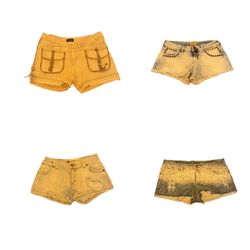Shorts micro rétro Y2K
