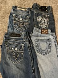 true religion miss me rock revival Jeans