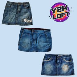 Y2K Bestseller Denim Mini Skirts